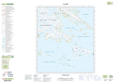 036B05 - ALAREAK ISLAND - Topographic Map