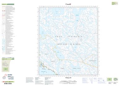 036B11 - TUKSHA LAKE - Topographic Map