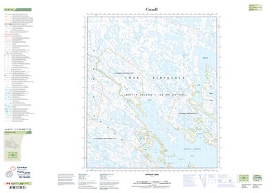 036B12 - KINGUK LAKE - Topographic Map