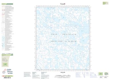 036B13 - ALNA LAKE - Topographic Map