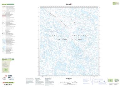 036C15 - SCARP LAKE - Topographic Map