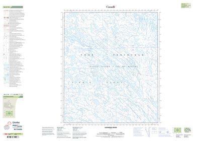 036C16 - SAUNDERS RIVER - Topographic Map