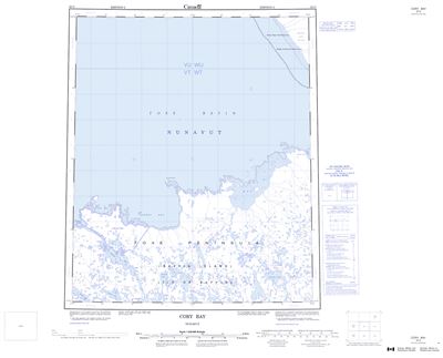 036G - CORY BAY - Topographic Map