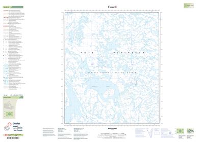 036G01 - KEEKA LAKE - Topographic Map