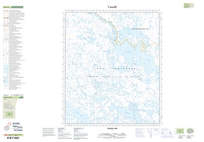 036G04 - ASHUNA LAKE - Topographic Map