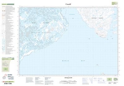 037A13 - AMAGOK ISLAND - Topographic Map