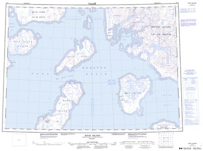 037C - KOCH ISLAND - Topographic Map
