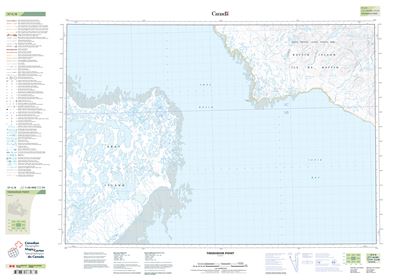 037C08 - TIKERARSUK POINT - Topographic Map