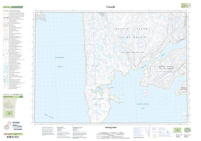 037C15 - ISORTOQ FIORD - Topographic Map