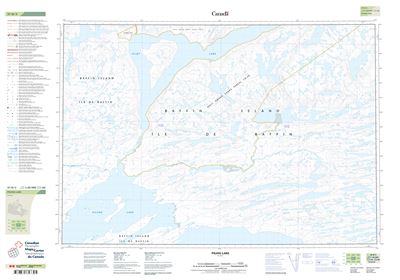 037D03 - PILING LAKE - Topographic Map