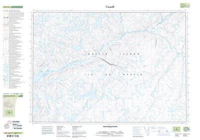 037D11 - MACDONALD RIVER - Topographic Map