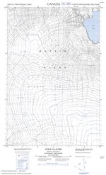 037E06E - LEWIS GLACIER - Topographic Map