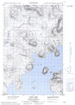 037E10W - CONN LAKE - Topographic Map