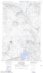 037E11E - NIVALIS LAKE - Topographic Map