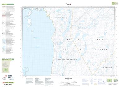 037F02 - WINDLESS LAKE - Topographic Map