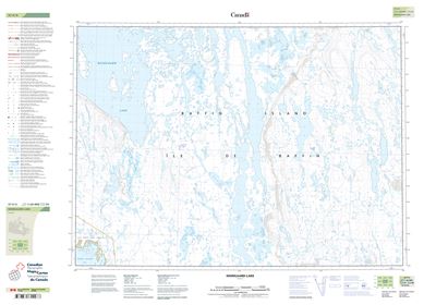037F04 - NEERGAARD LAKE - Topographic Map
