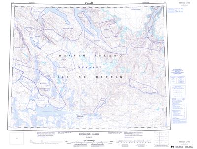 037G - ICEBOUND LAKES - Topographic Map