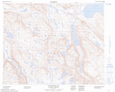037G13 - TUGAAT RIVER - Topographic Map