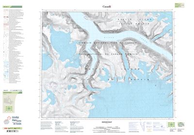 038B02 - DUFOUR INLET - Topographic Map