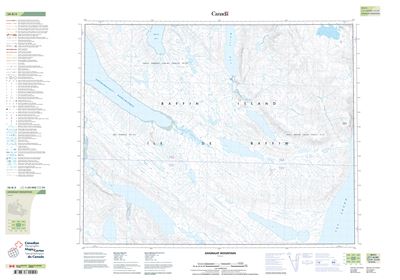 038B04 - ANGMAAT MOUNTAIN - Topographic Map