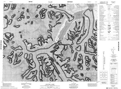 038B08 - LAKE INUUTIQ - Topographic Map