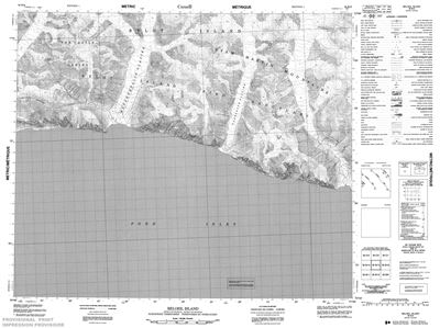 038B15 - BELOEIL ISLAND - Topographic Map