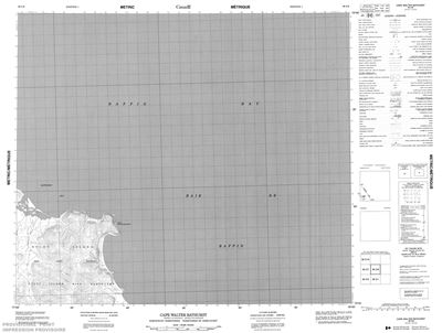 038C08 - CAPE WALTER BATHURST - Topographic Map