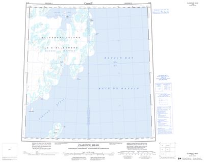 039B - CLARENCE HEAD - Topographic Map