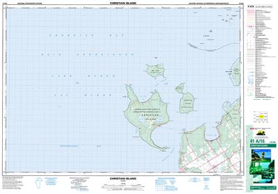 041A16 - CHRISTIAN ISLAND - Topographic Map