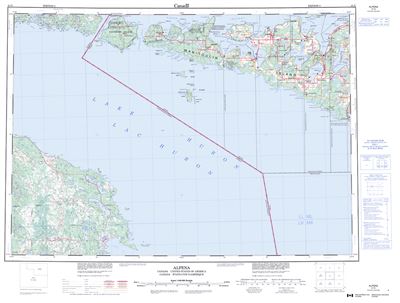 041G - ALPENA - Topographic Map