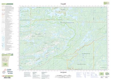 041I03 - LAKE PANACHE - Topographic Map