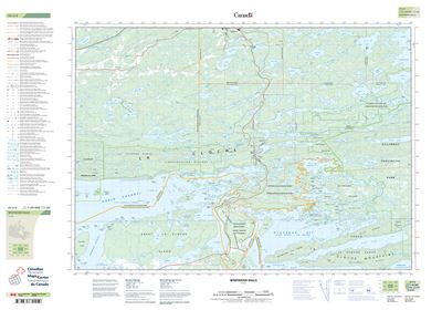 041I04 - WHITEFISH FALLS - Topographic Map