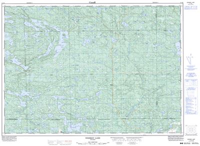 041J08 - WHISKEY LAKE - Topographic Map