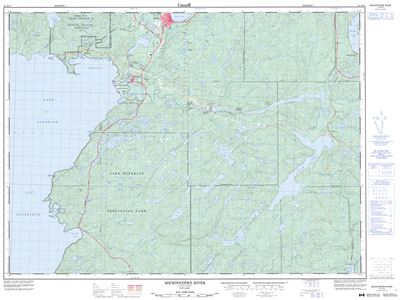 041N15 - MICHIPICOTEN RIVER - Topographic Map