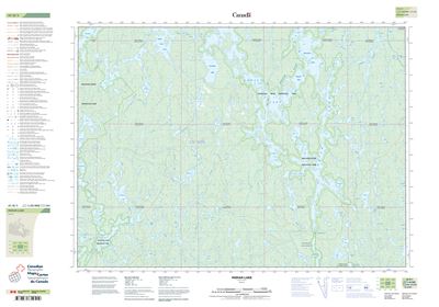 041O01 - INDIAN LAKE - Topographic Map