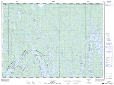 041O08 - BISCOTASING - Topographic Map
