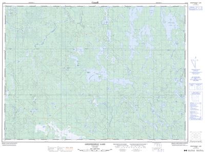 041O09 - OPEEPEESWAY LAKE - Topographic Map