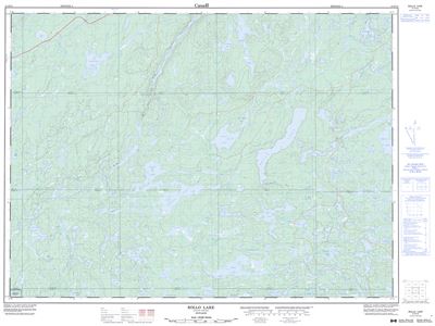 041O15 - ROLLO LAKE - Topographic Map