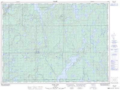 041O16 - RUSH LAKE - Topographic Map