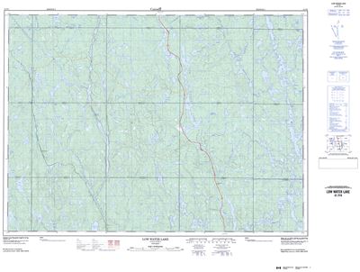041P04 - LOW WATER LAKE - Topographic Map