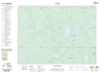 041P07 - SMOOTHWATER LAKE - Topographic Map