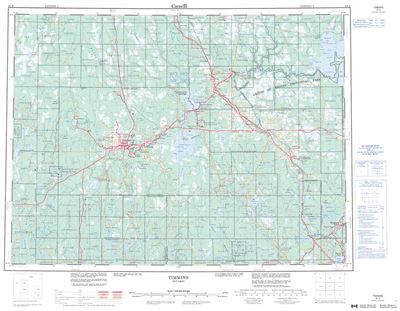 042A - TIMMINS - Topographic Map