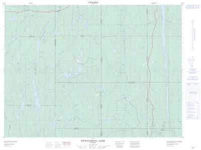 042A04 - KENOGAMING LAKE - Topographic Map