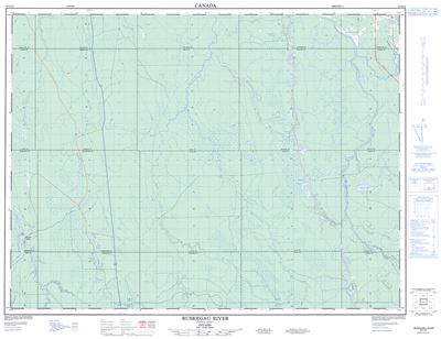 042A14 - BUSKEGAU RIVER - Topographic Map