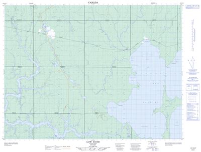042A16 - LOW BUSH - Topographic Map