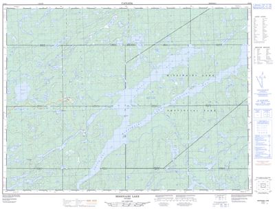 042B05 - MISSINAIBI LAKE - Topographic Map