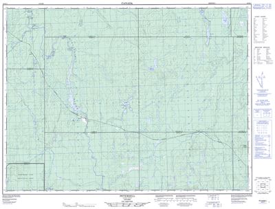 042B11 - PETERBELL - Topographic Map