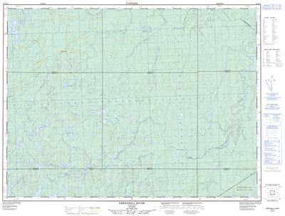 042B12 - GREENHILL RIVER - Topographic Map