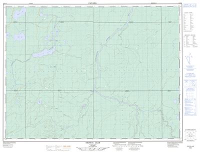 042B16 - GRIFFIN LAKE - Topographic Map