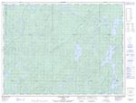 042C10 - ANAHAREO LAKE - Topographic Map